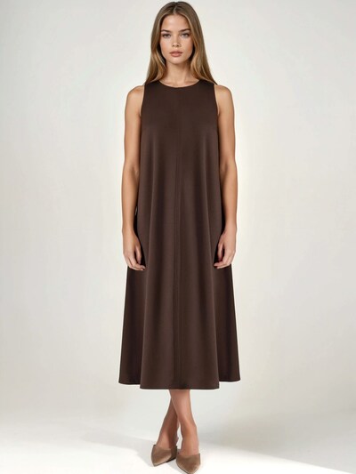 Hiccup Robe en 34 en chocolat, Vue avec produit