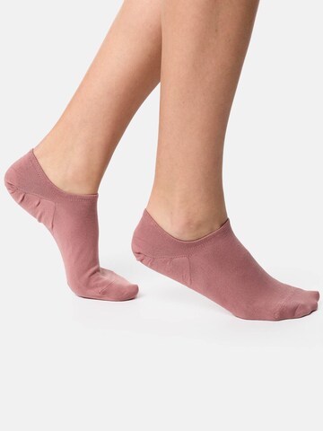 Chaussettes Nur Die en rose : devant