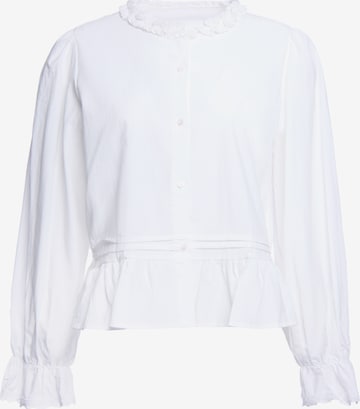 Chemisier faina en blanc : devant