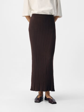 OBJECT Skirt 'OBJTHESS' in Brown: front