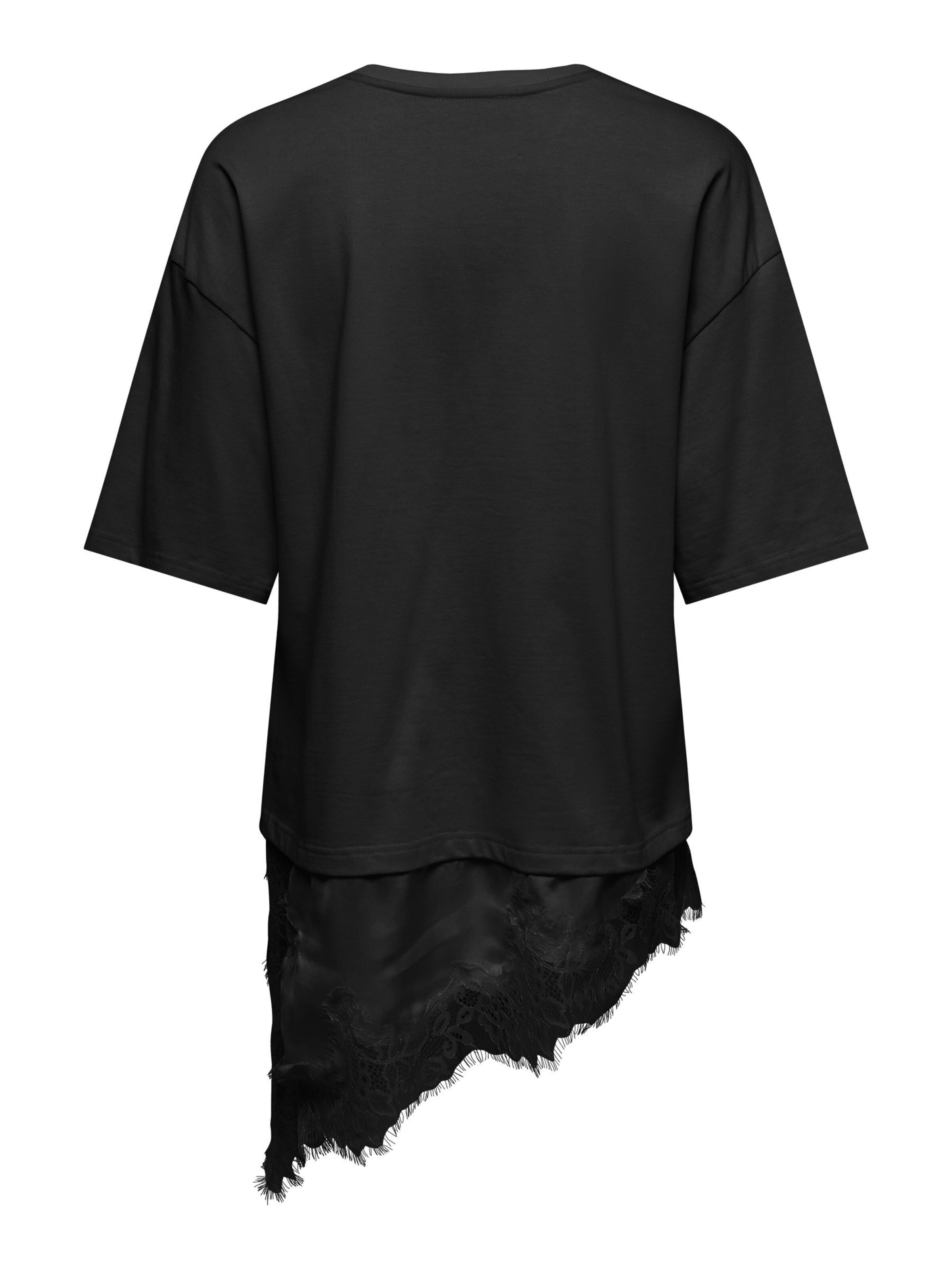 JDY - Camiseta talla grande 'JDYAlma' en negro