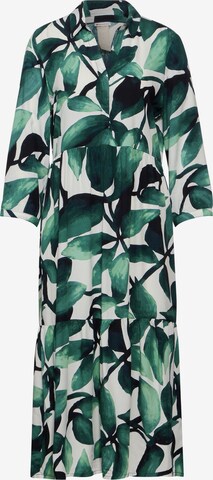 STREET ONE Shirt Dress in Green: front