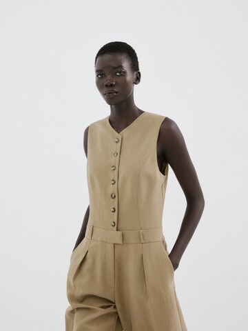 MANGO Jumpsuit 'Cole' in Green