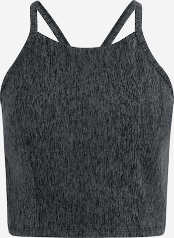 Yvette Sports Bustier Sport-BH in Grau: predná strana