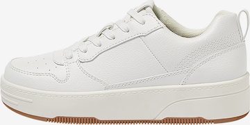 Pull&Bear Platform trainers in White