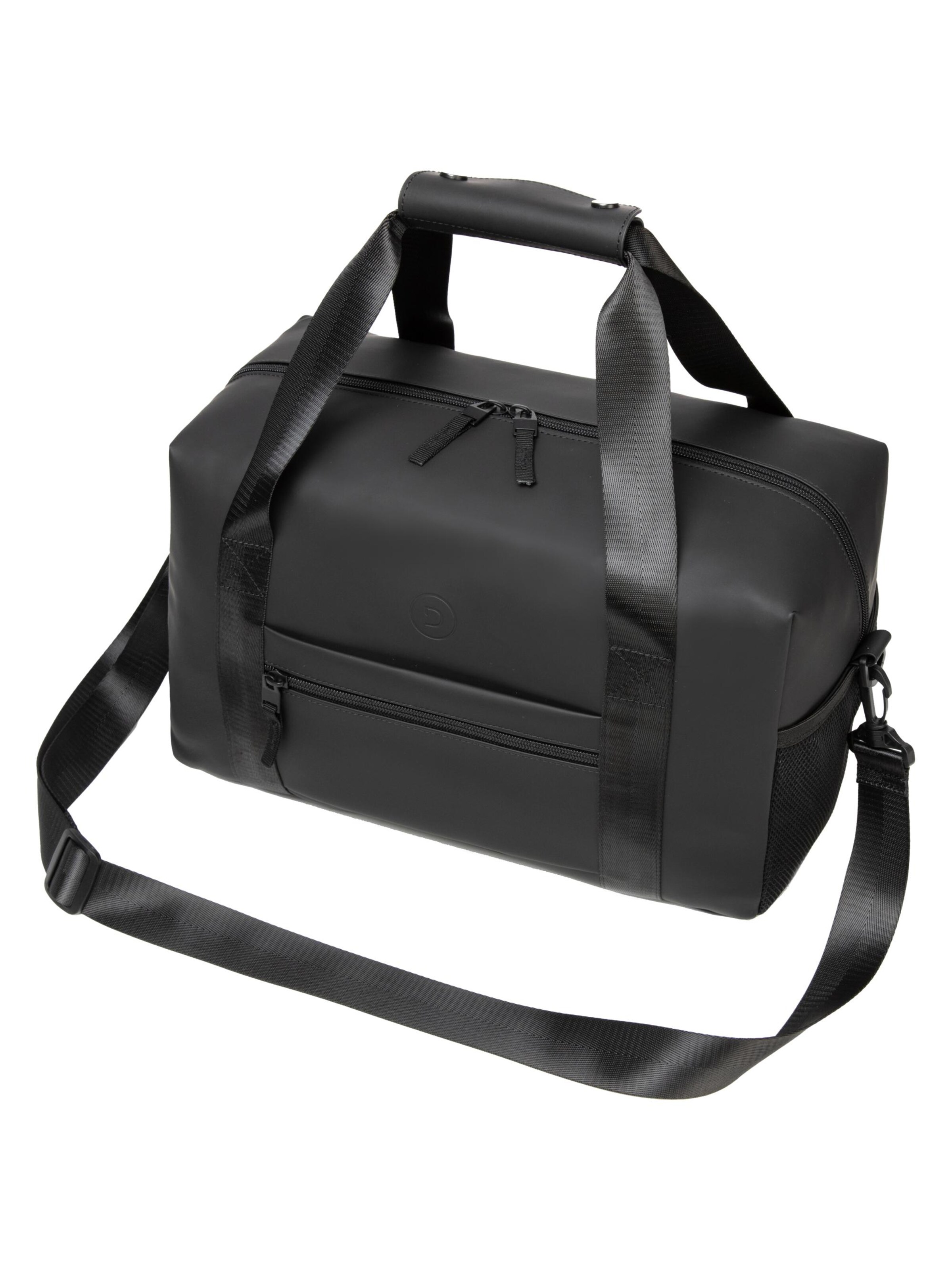 Sac week-end TRAVEL DUDE en noir : devant