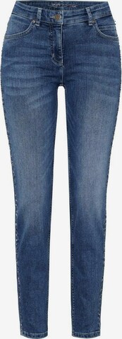 TONI Slimfit Jeans in Blauw: voorkant
