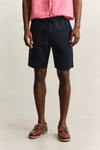 GANT - Regular Calças em azul: frente