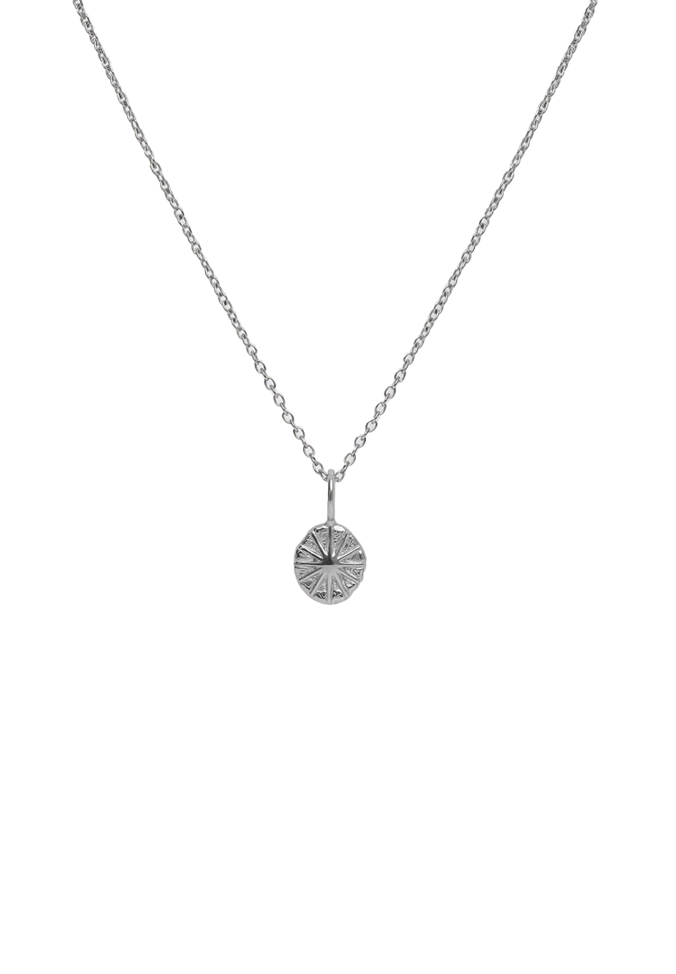 Stilnest Necklace 'Solar Eclipse' in Silver: front