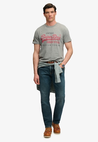 Superdry & Co Μπλουζάκι 'HERITAGE' σε γκρι