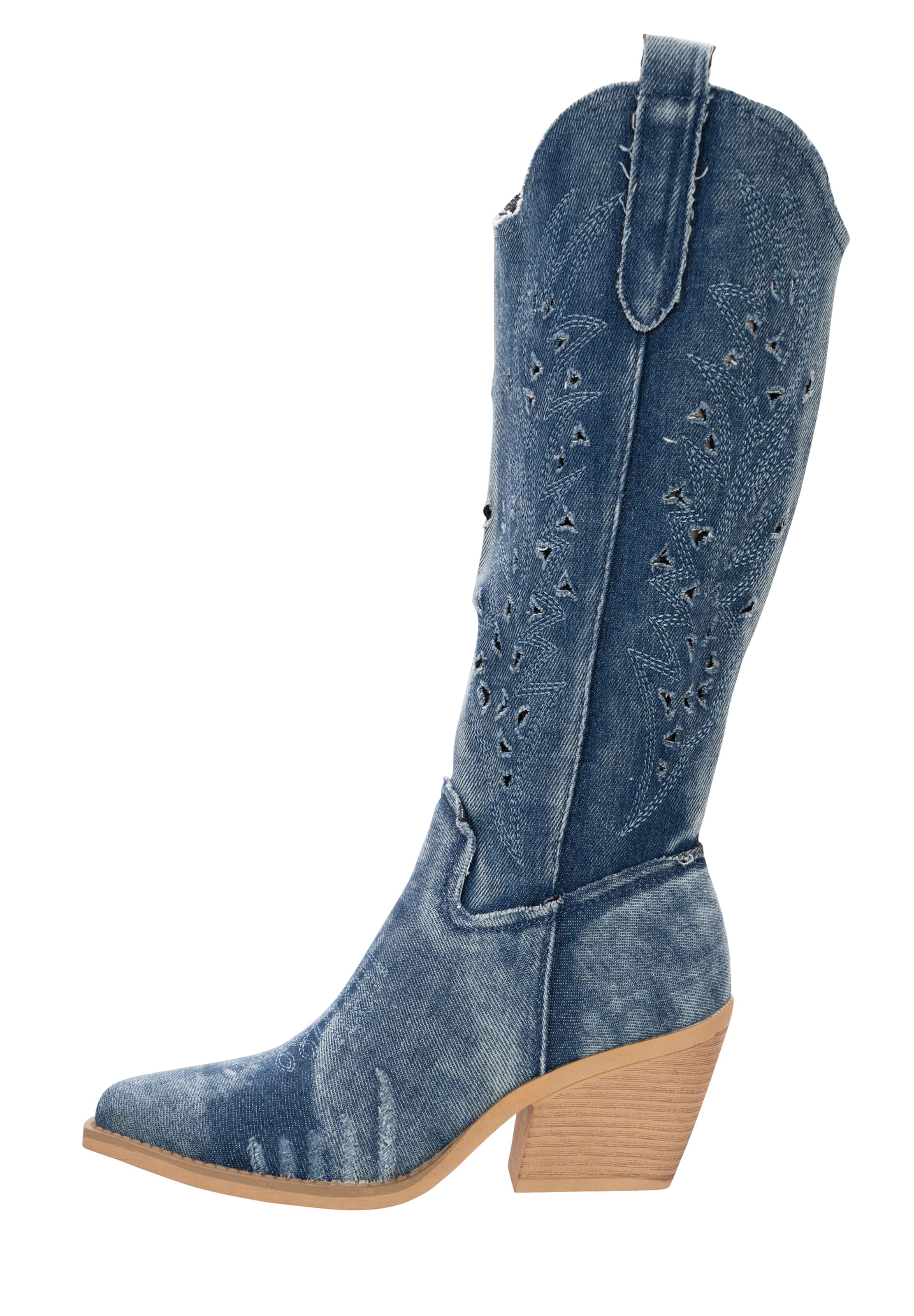 Salinyang Cowboylaarzen in Blauw