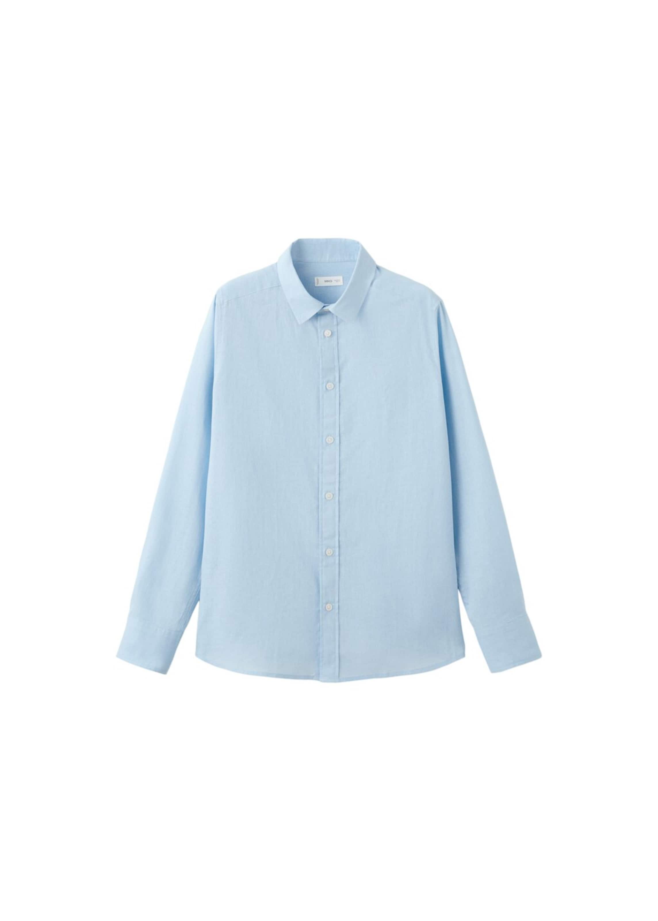 MANGO TEEN Regular Fit Hemd 'Spring' in Blau: Vorderseite