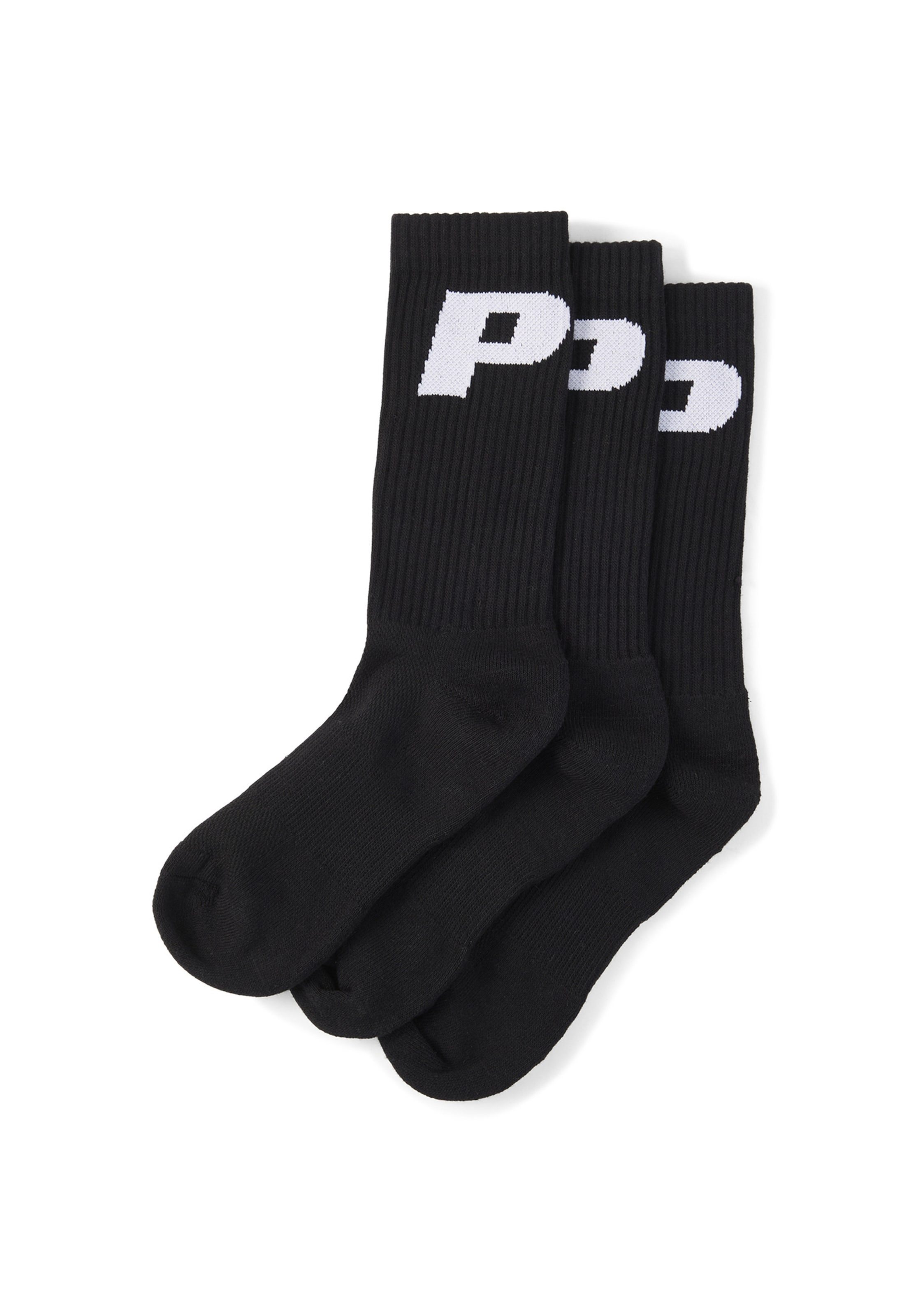 Pegador - Calcetines en negro: frente