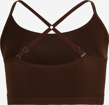 Calvin Klein Underwear Plus Bralette Bra in Brown