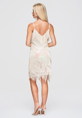 Ombre Avondjurk 'LA-OM-DLR404' in Beige