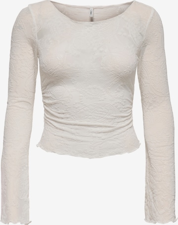 balts Only Petite T-Krekls 'ONLVINNIE': no priekšpuses