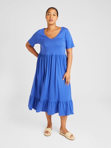 ONLY Carmakoma Φόρεμα 'MAY' σε μπλε: μπροστά