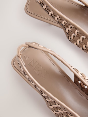 Next - Zapatos destalonado 'Forever Comfort' en beige