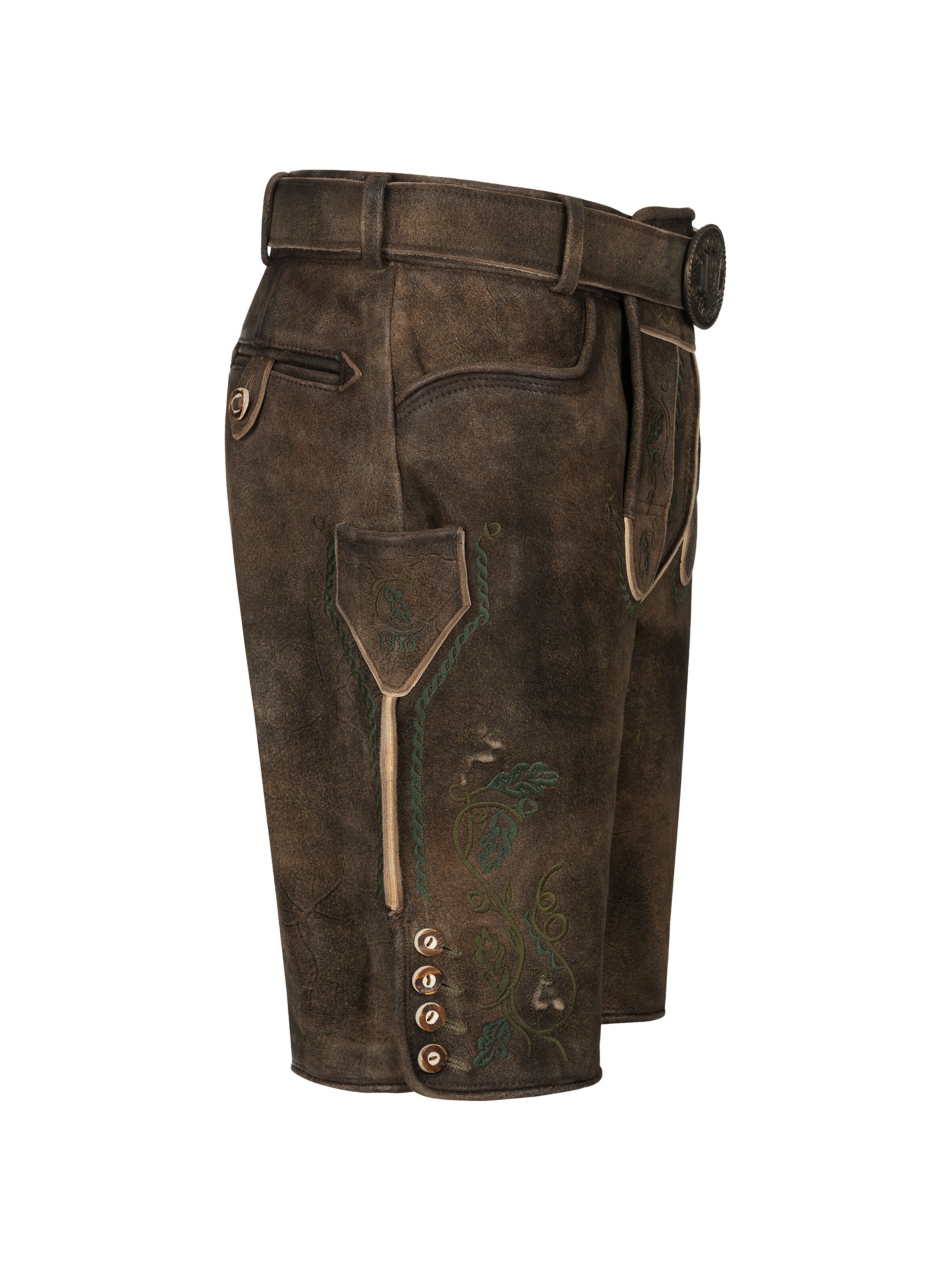 Krüger Buam Regular Trachtenhose 'Tarius' in Braun