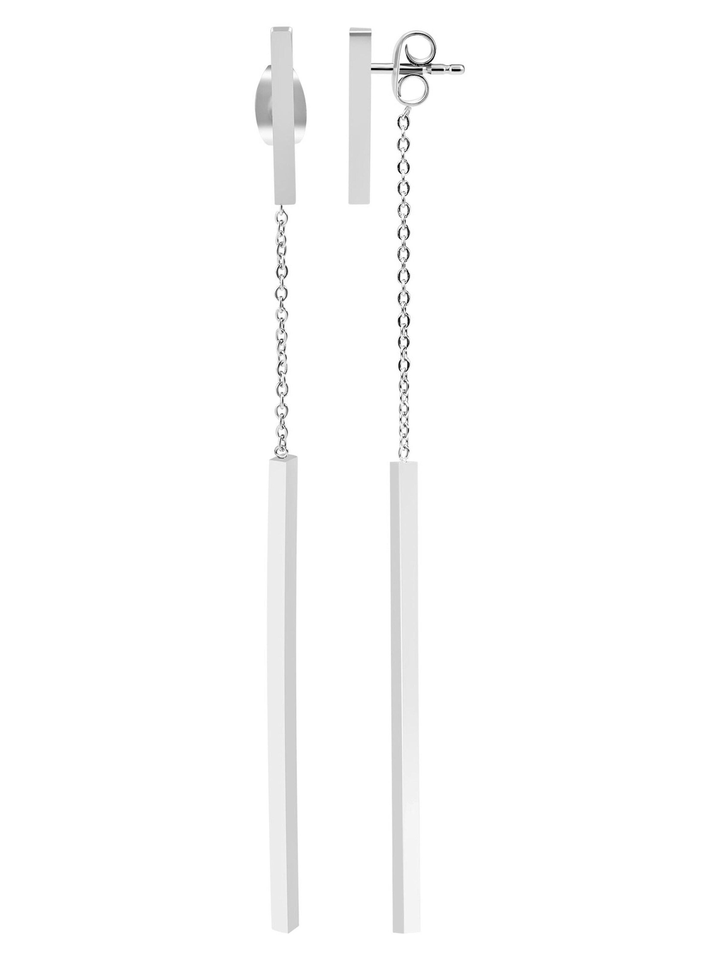 Akzent Earrings 'Vida, langlebig' in Silver