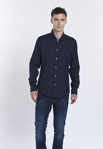 DENIM CULTURE Regular Fit Hemd  ' MILAN ' in Blau