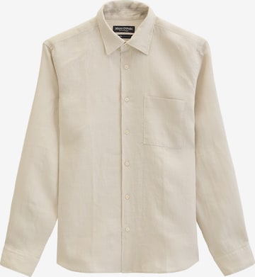 Coupe regular Chemise Marc O'Polo en beige : devant