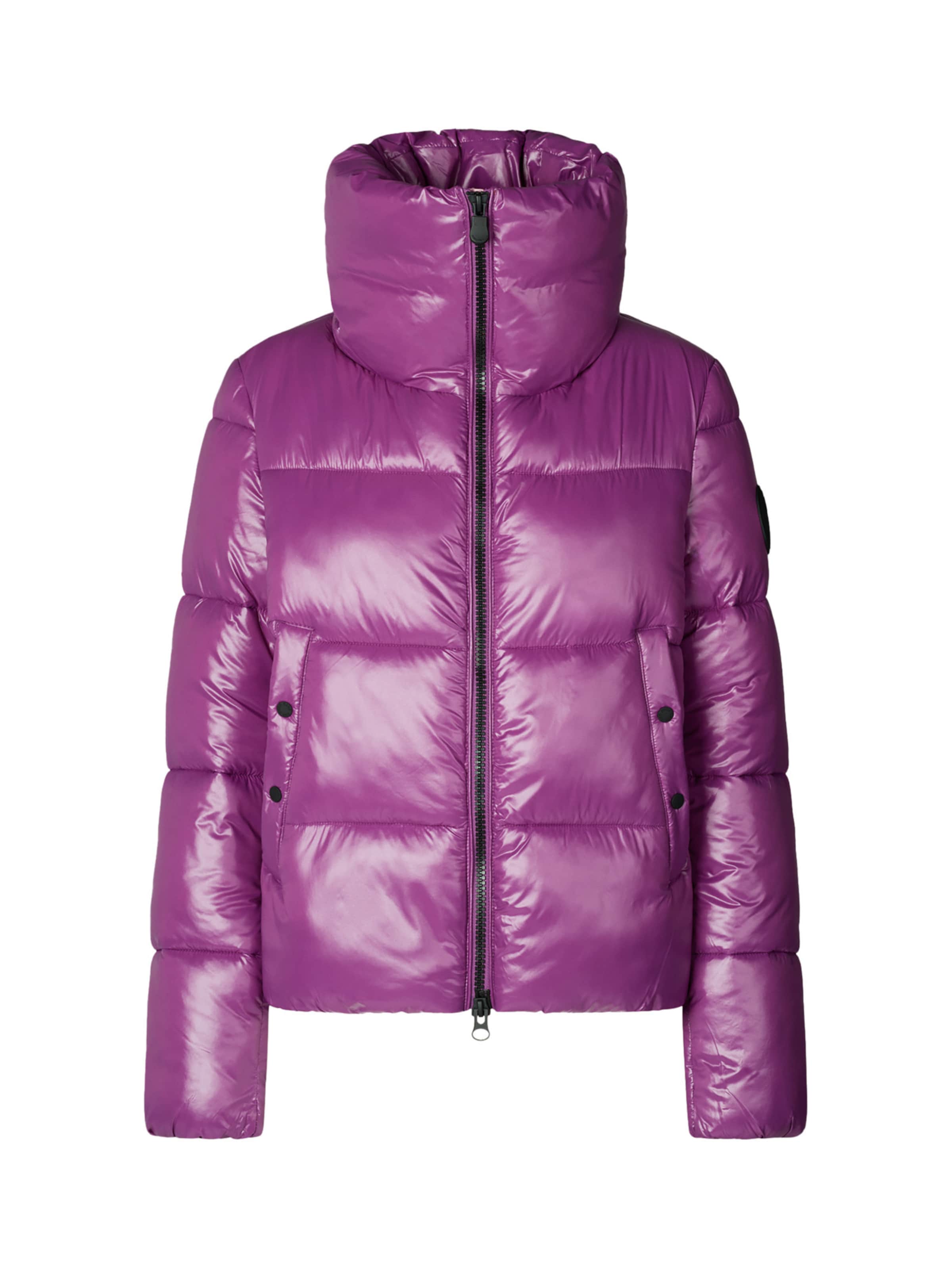 SAVE THE DUCK Winterjas ' Isla ' in Lila: voorkant