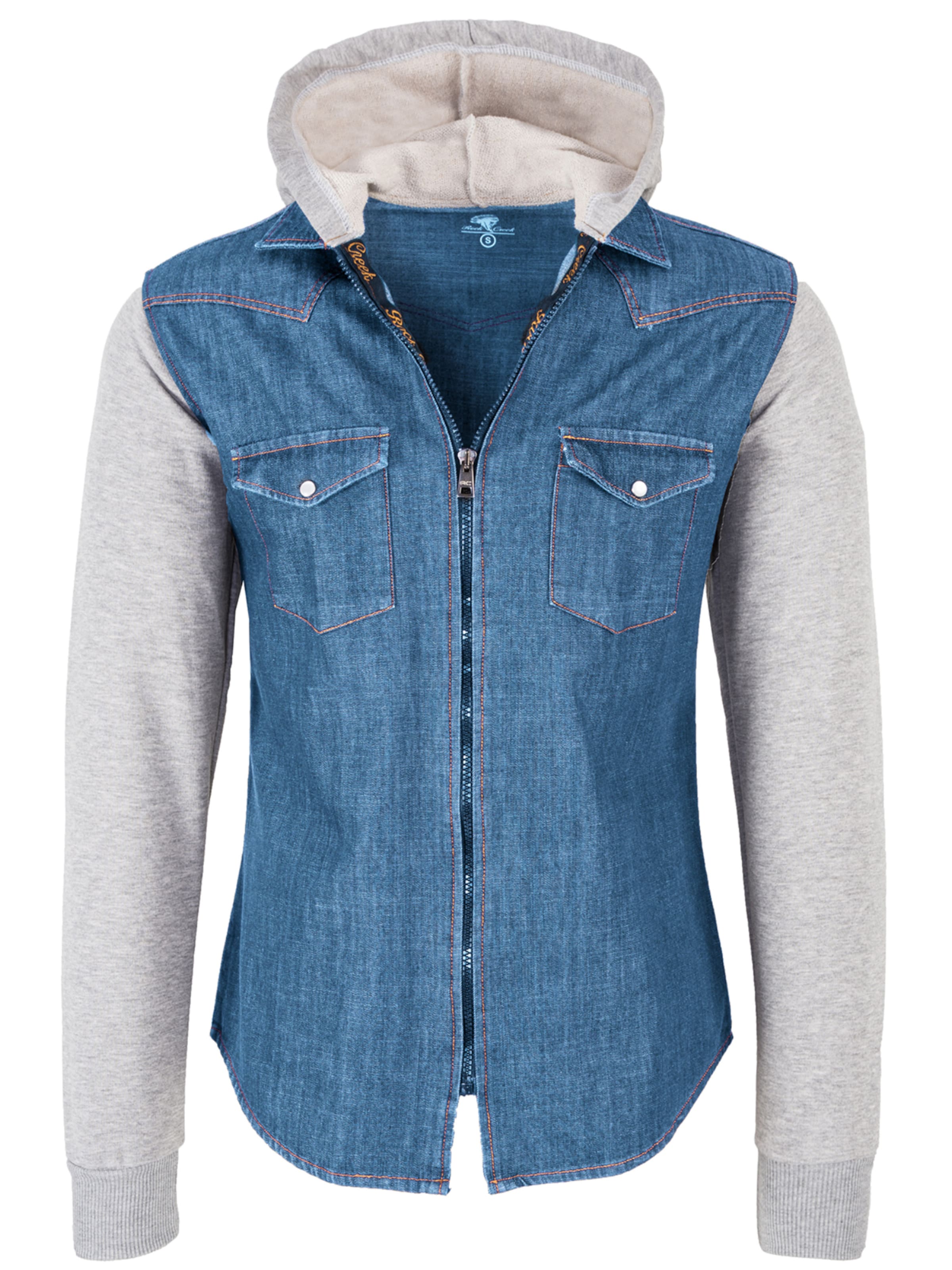 Rock Creek Jacke in Blau: Vorderseite