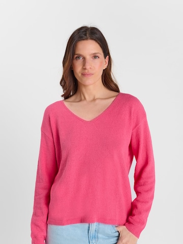 Le Temps Des Cerises Pullover in Pink: Vorderseite