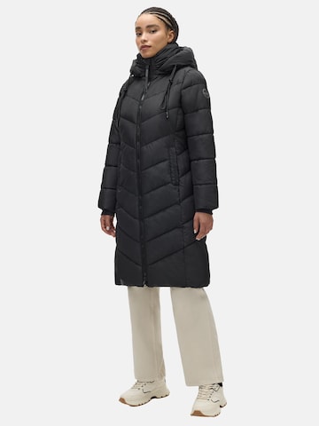 Manteau d’hiver 'Sahnekatzii XIV-1' MARIKOO en noir : devant
