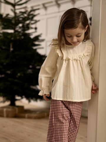 Lil'Atelier Bluse i beige: forside