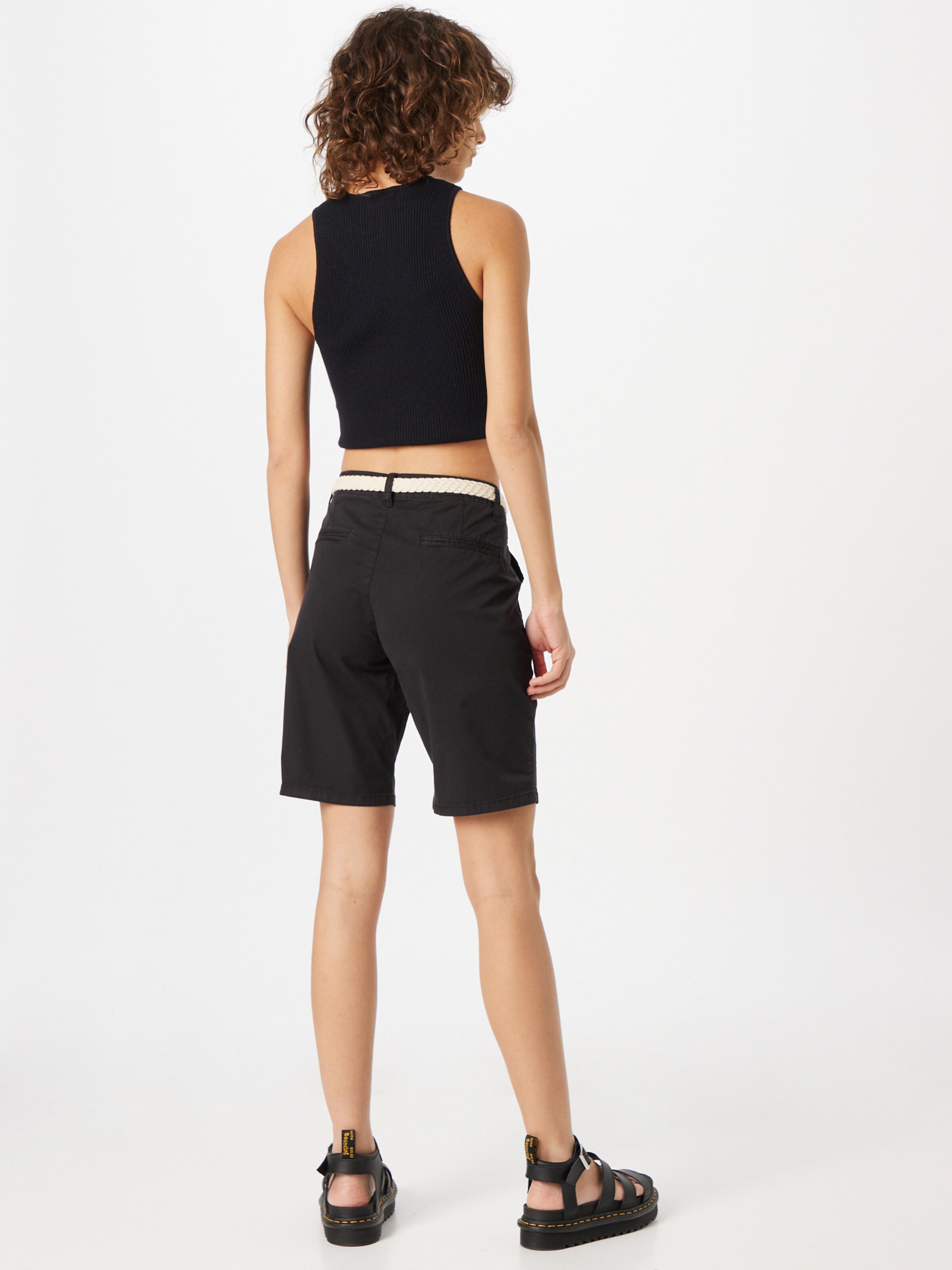 Frauen Große Größen ESPRIT Shorts in Schwarz - EQ86102 Frauen Große Größen ESPRIT Shorts in Schwarz - EQ86102