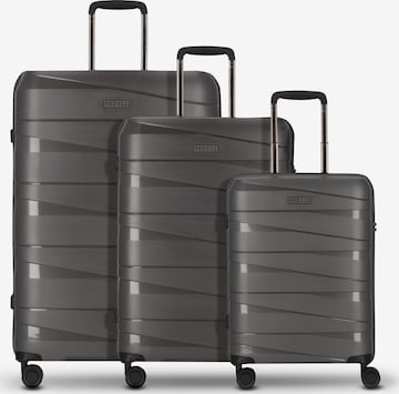 Redolz Suitcase Set in Black: front