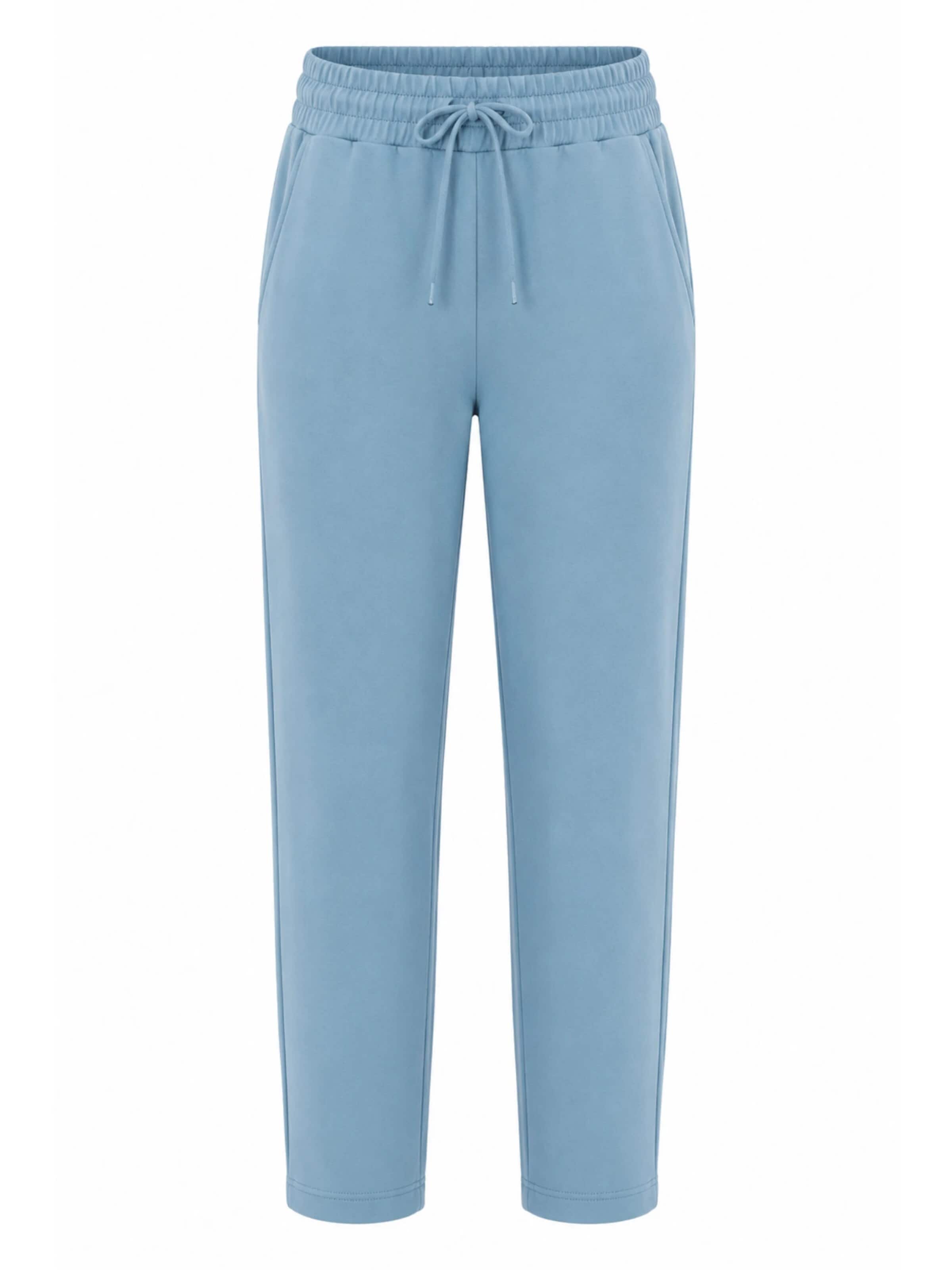 True North Tapered Pants 'Jogging Pants' in Blue: front