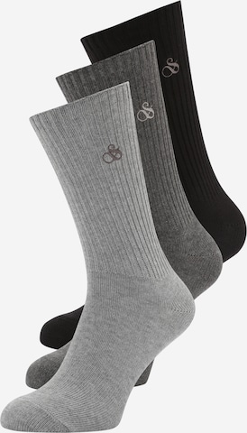 SCOTCH & SODA Socks in Grey: front