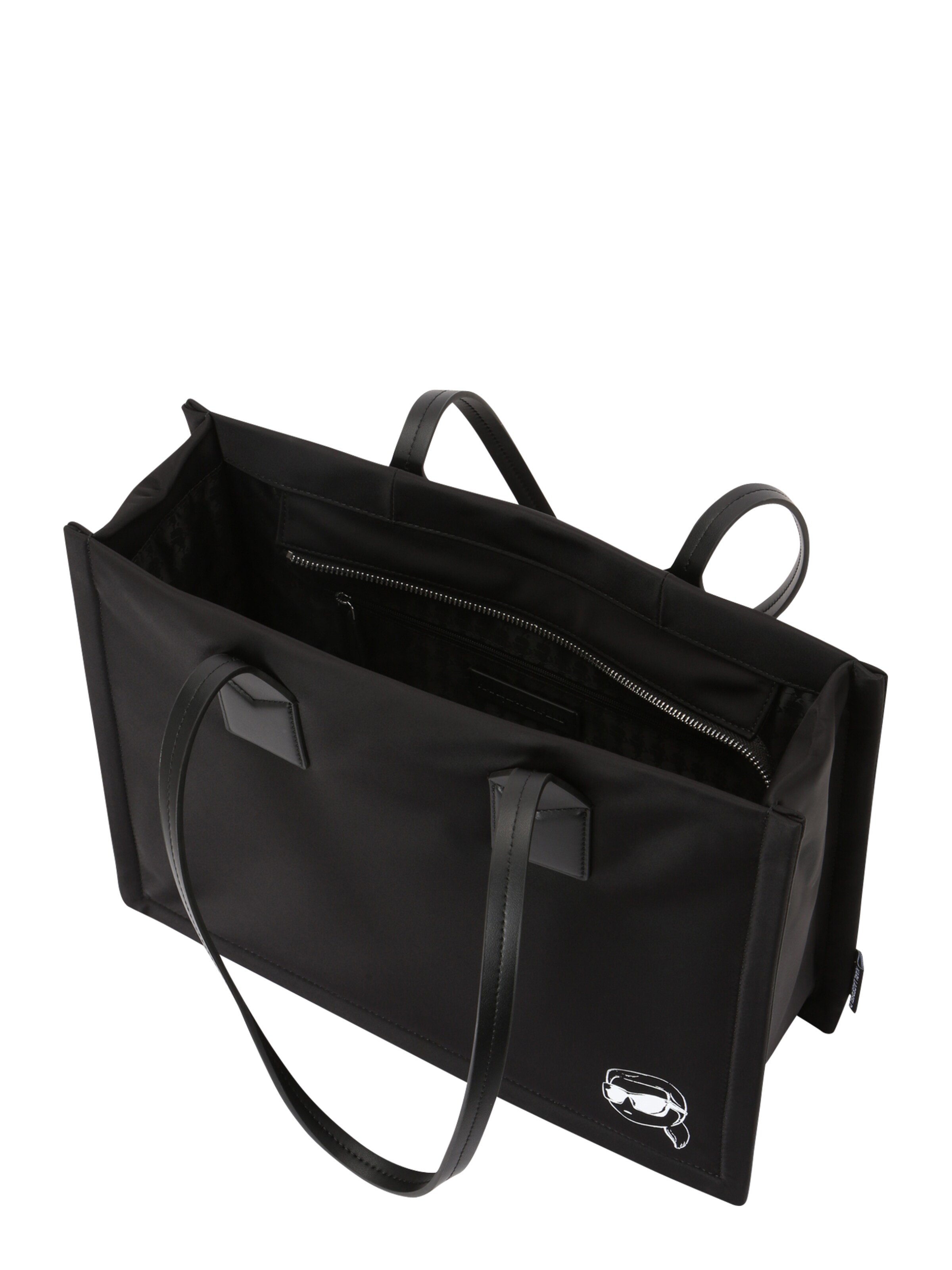 Shopper 'Ikon' di Karl Lagerfeld in nero