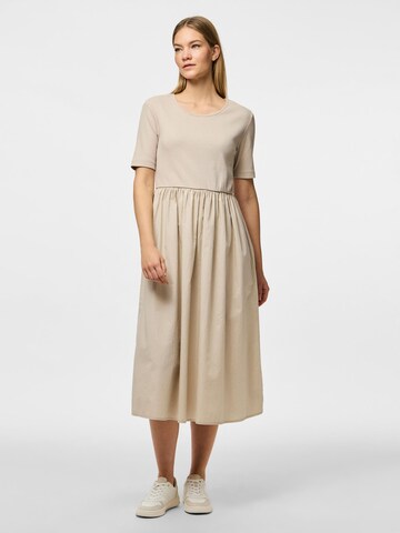 PIECES Jurk 'PCTonya' in Beige
