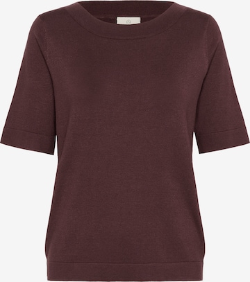 Kaffe Pullover 'KALizza' in Braun: Vorderseite