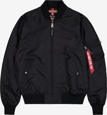 ALPHA INDUSTRIES Välikausitakki 'MA-1 TT' värissä musta: etupuoli