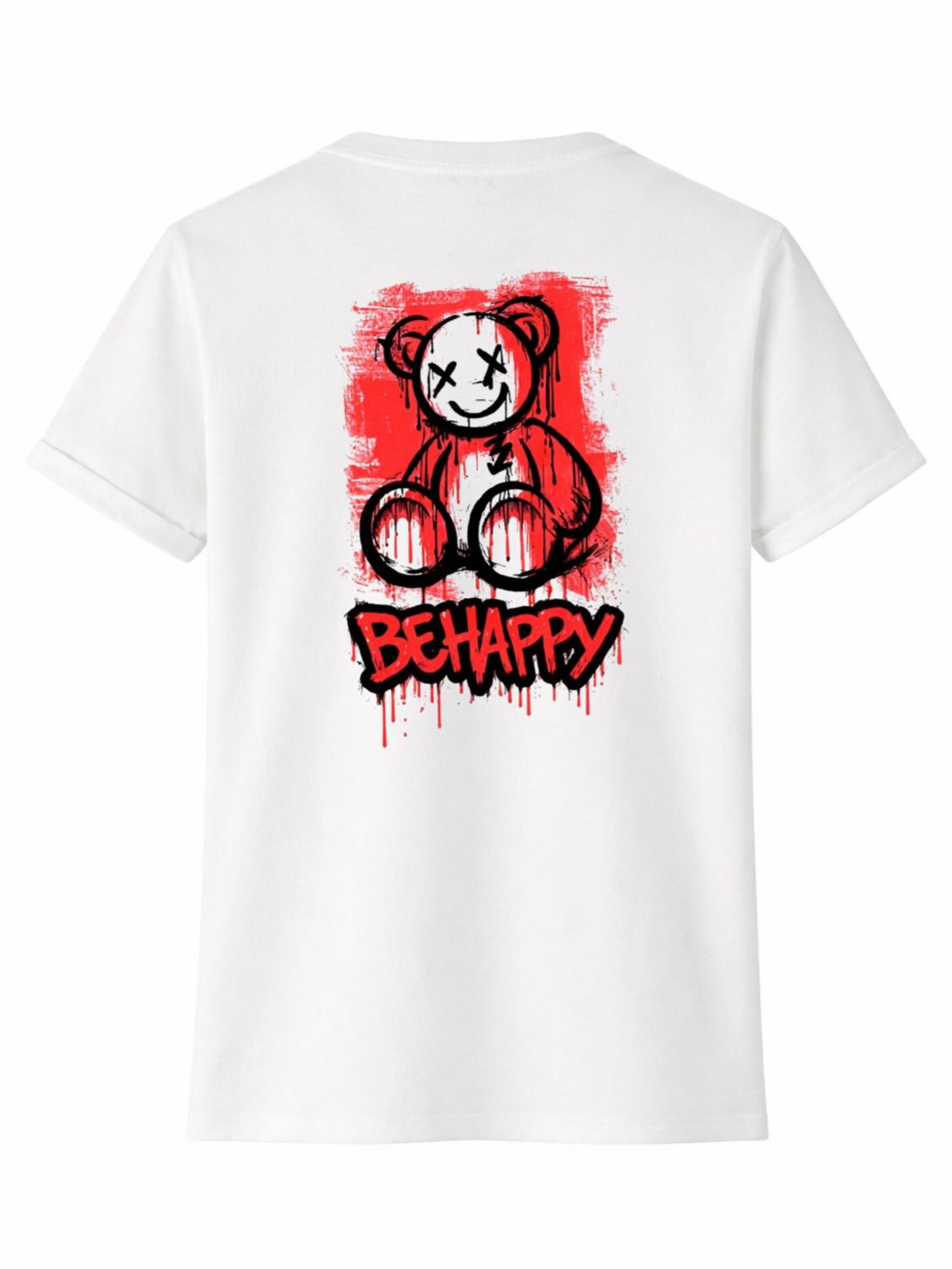 RMK Shirt 'Crazy Bär' in White