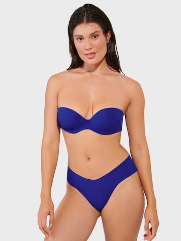 PAIN de SUCRE Bandeau Bikini felső 'Lisia' - kék