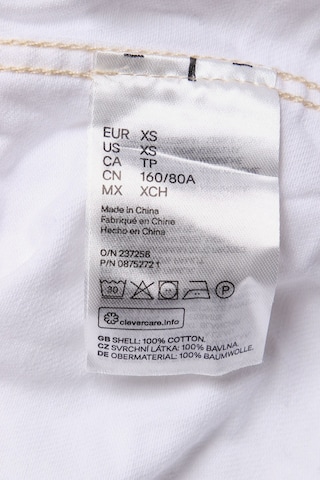 H&M Jeanshemd XS in Weiß