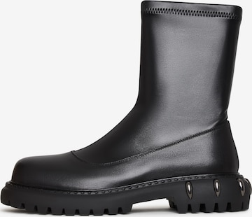 CESARE GASPARI Ankle Boots in Schwarz: predná strana