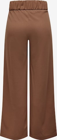 JDY Wide leg Pleat-Front Pants 'Geggo' in Brown