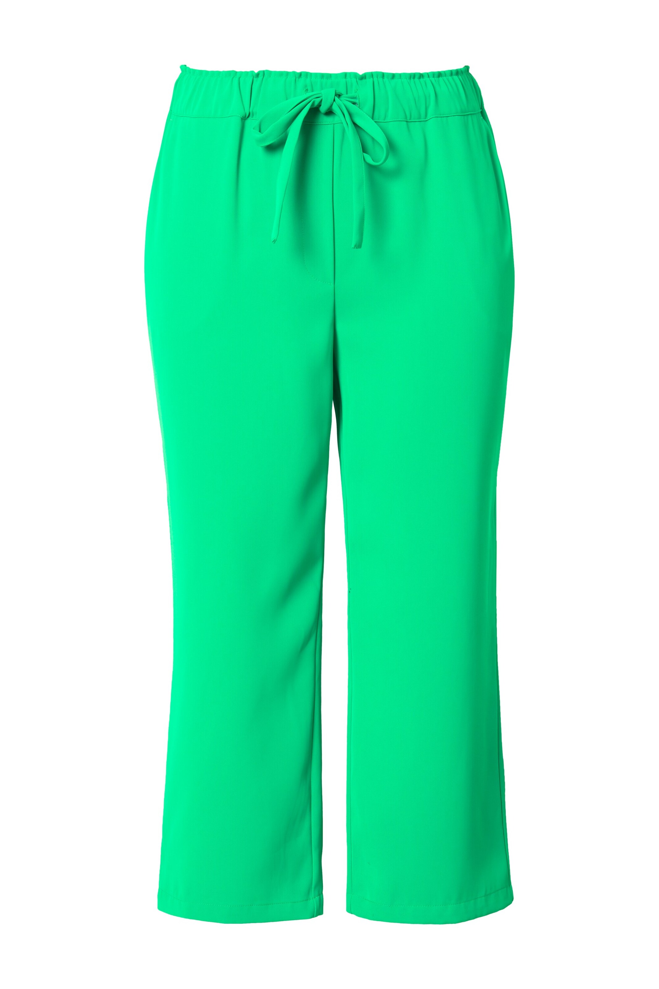 Ulla Popken Trousers in Green: front