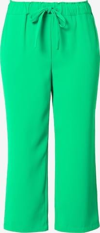 Ulla Popken Trousers in Green: front