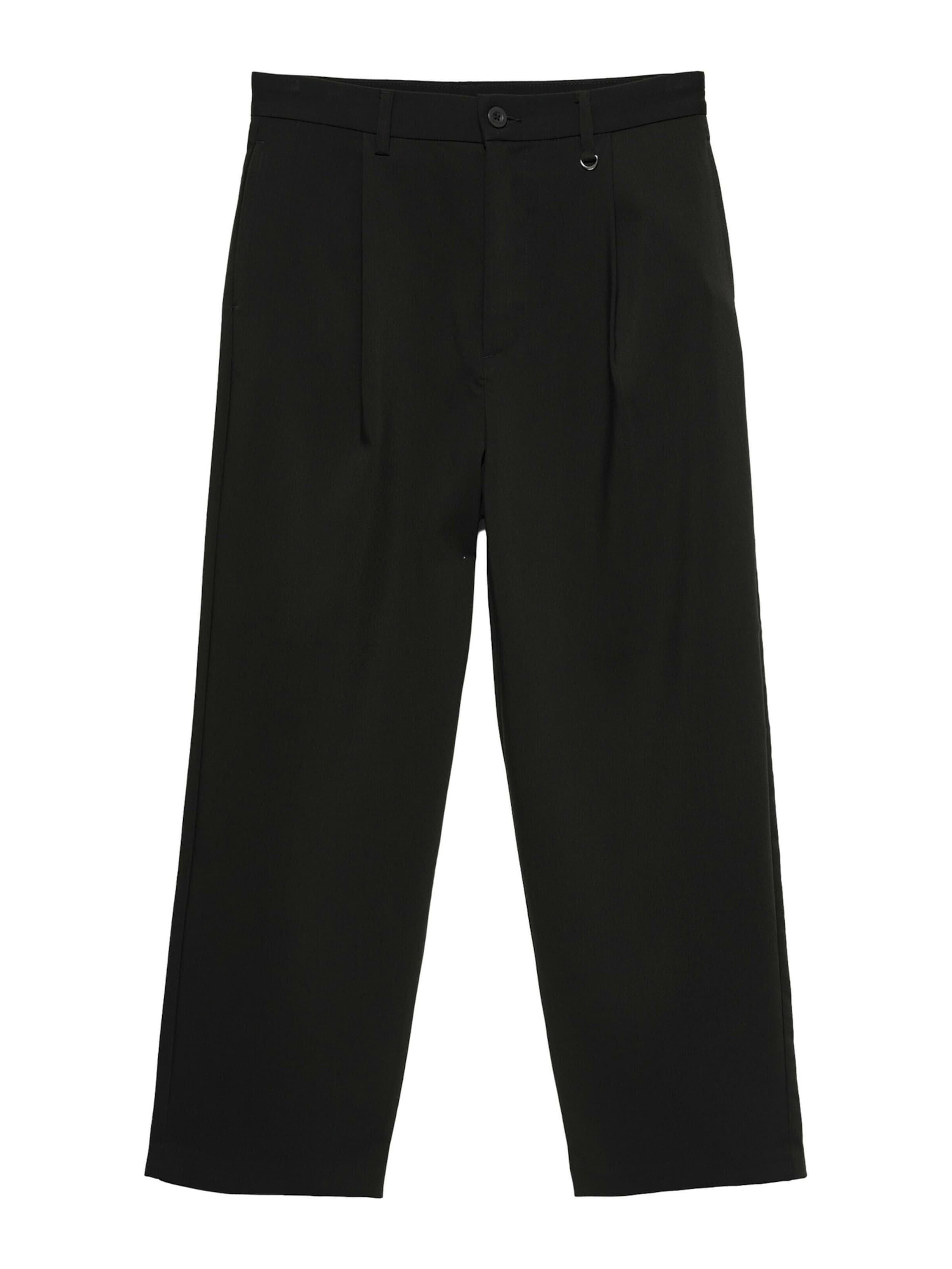 Pull&Bear Pleat-front trousers in 36 in Black, Item view