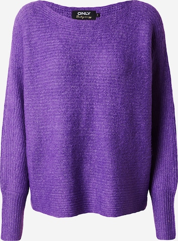 ONLY Sweater 'DANIELLA' in Purple: front