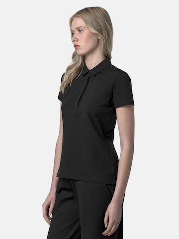 K-Way Shirt 'K-WAY AMDEA PIQUE SLIM T-Shirt e Polo' in Zwart