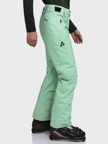 Regular Pantalon outdoor 'Pine' Schöffel en vert